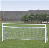 Goals - Soccer/Football (with Standard Backstays) Deluxe, Official Size [8FT H x 24FT W]